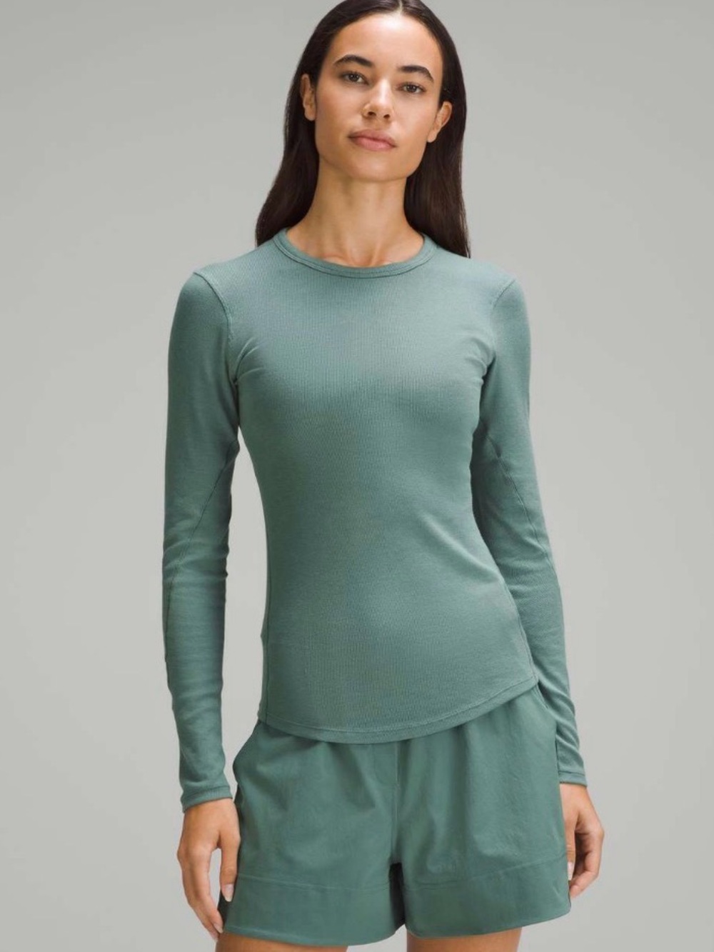 Lululemon Hold Tight Long-Sleeve Shirt. Size 10. NWT. Medium Forest